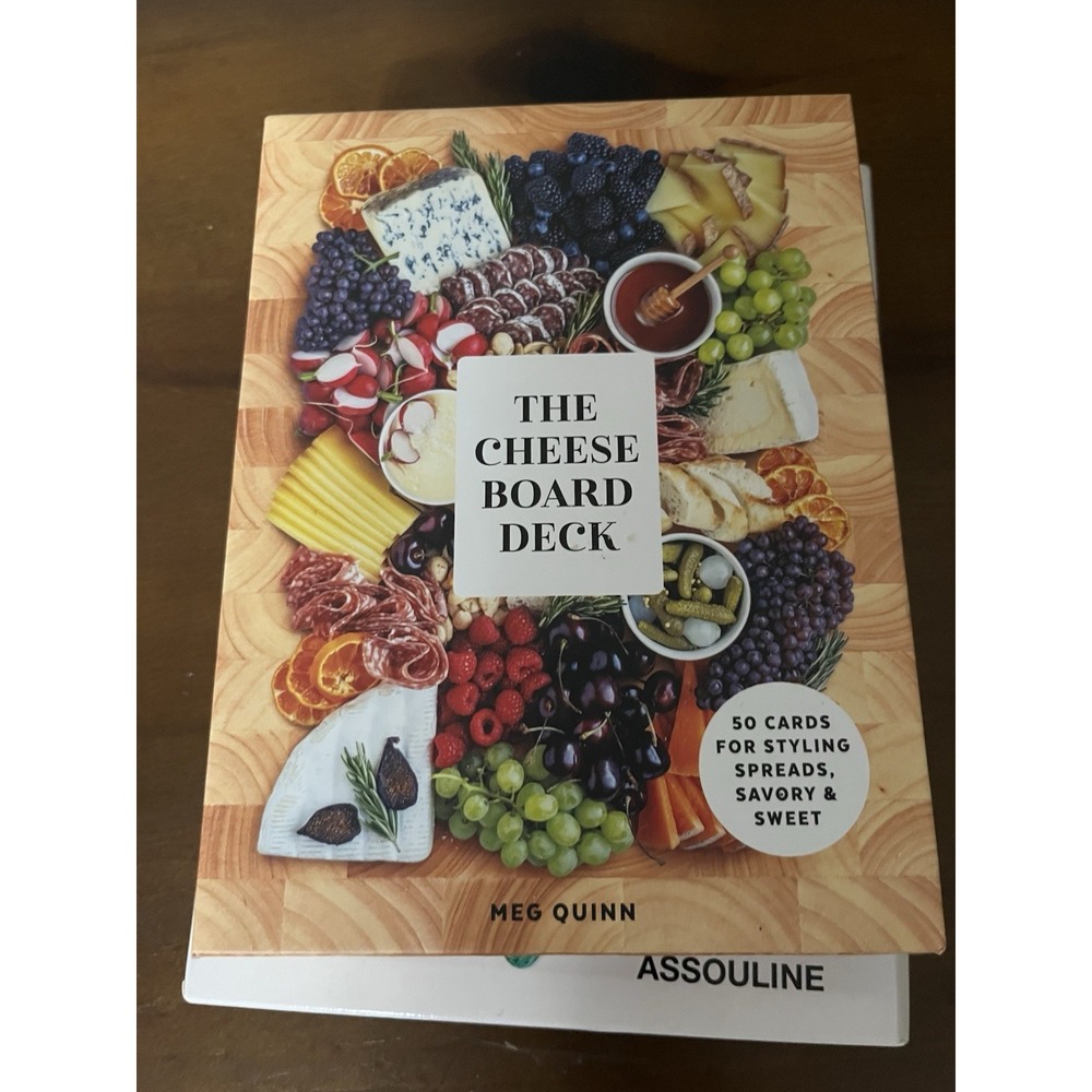 The Cheese Board Deck by Meg Quinn, 50 Cards for Styling Savory & Sweet Spreads